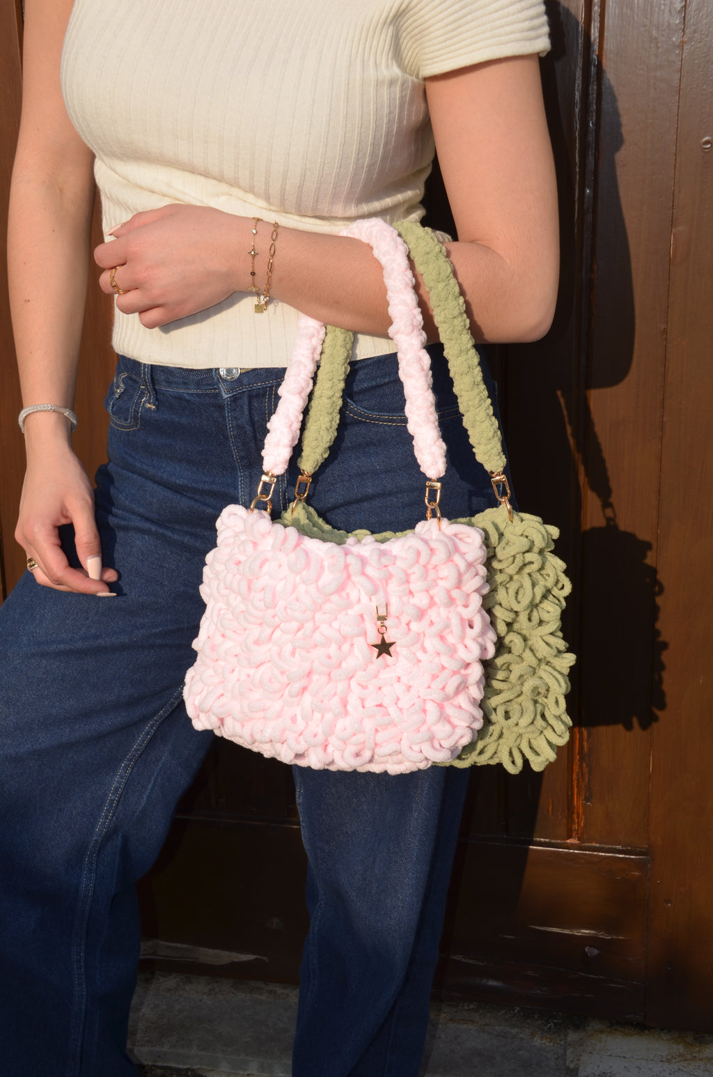 Sac LOOPIA rose